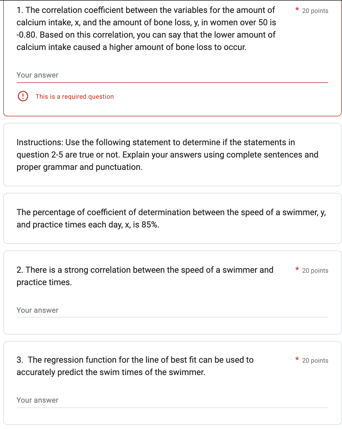  You will determine the difference between correlation and causation. Instructions: Identify