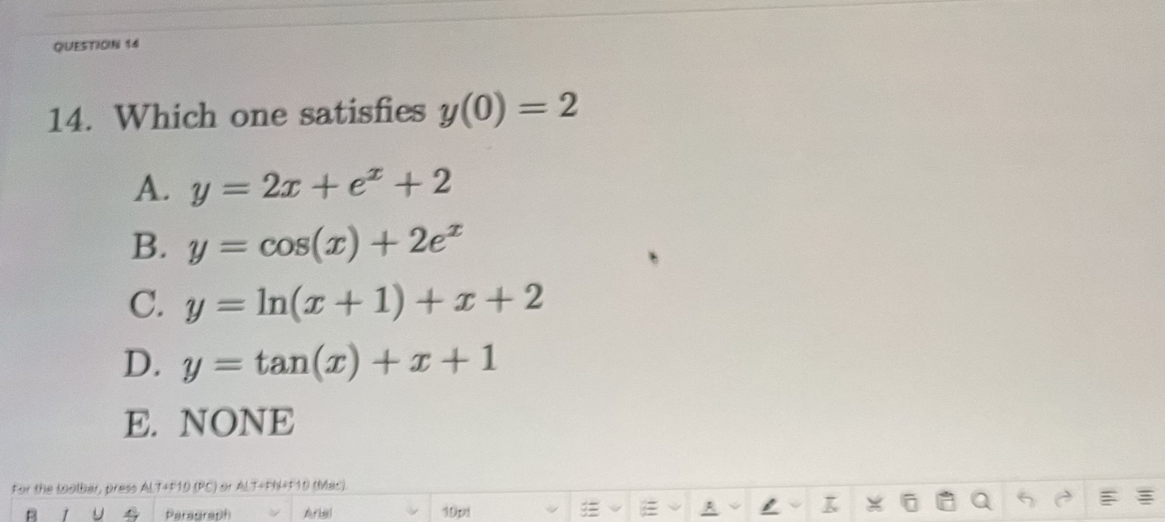 to 1 C. Converges to 2 D. Converges to -1 E. Diverges