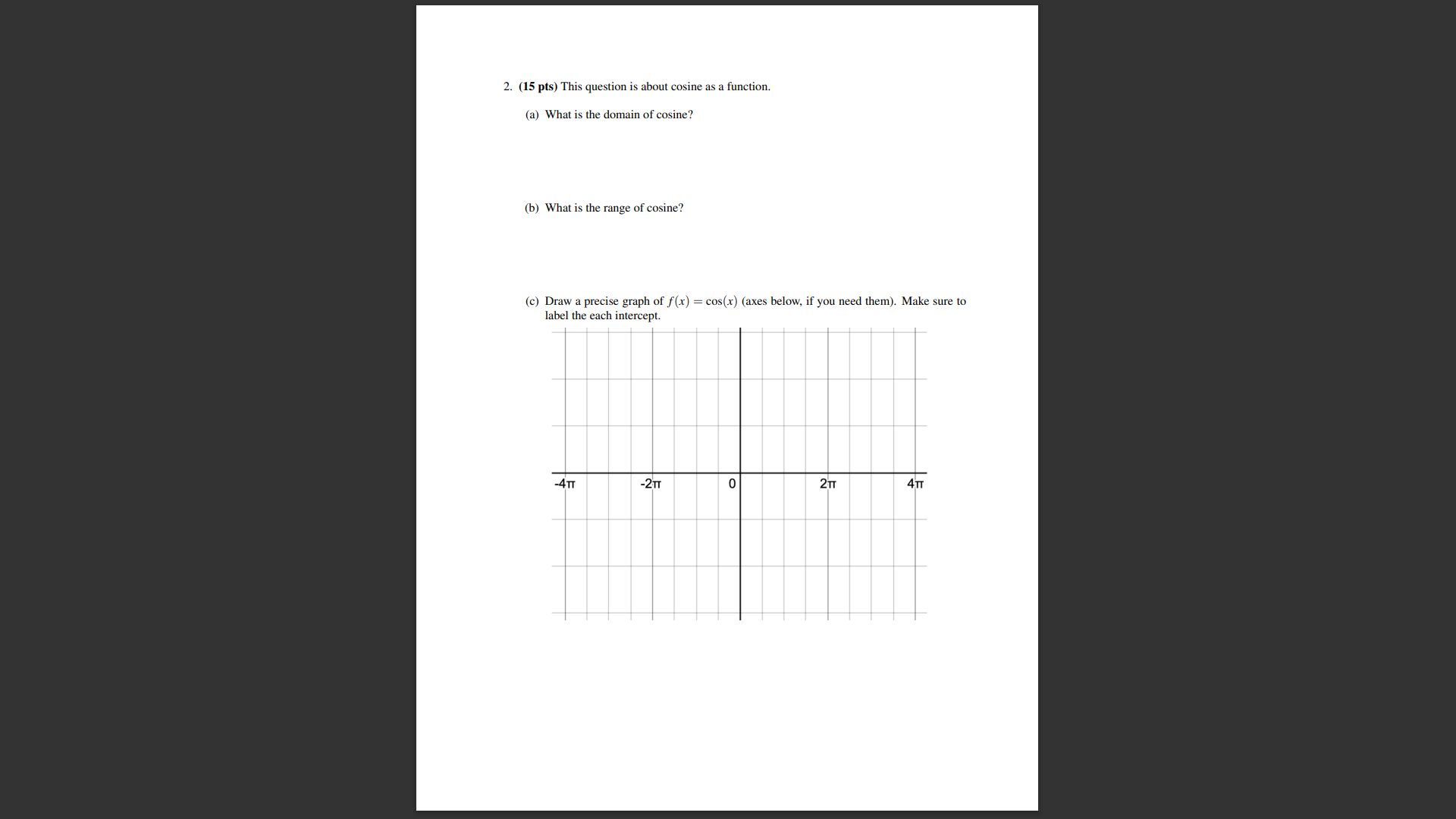 them carefully: (i) Cosine of the angle 0 is the x-coordinate of