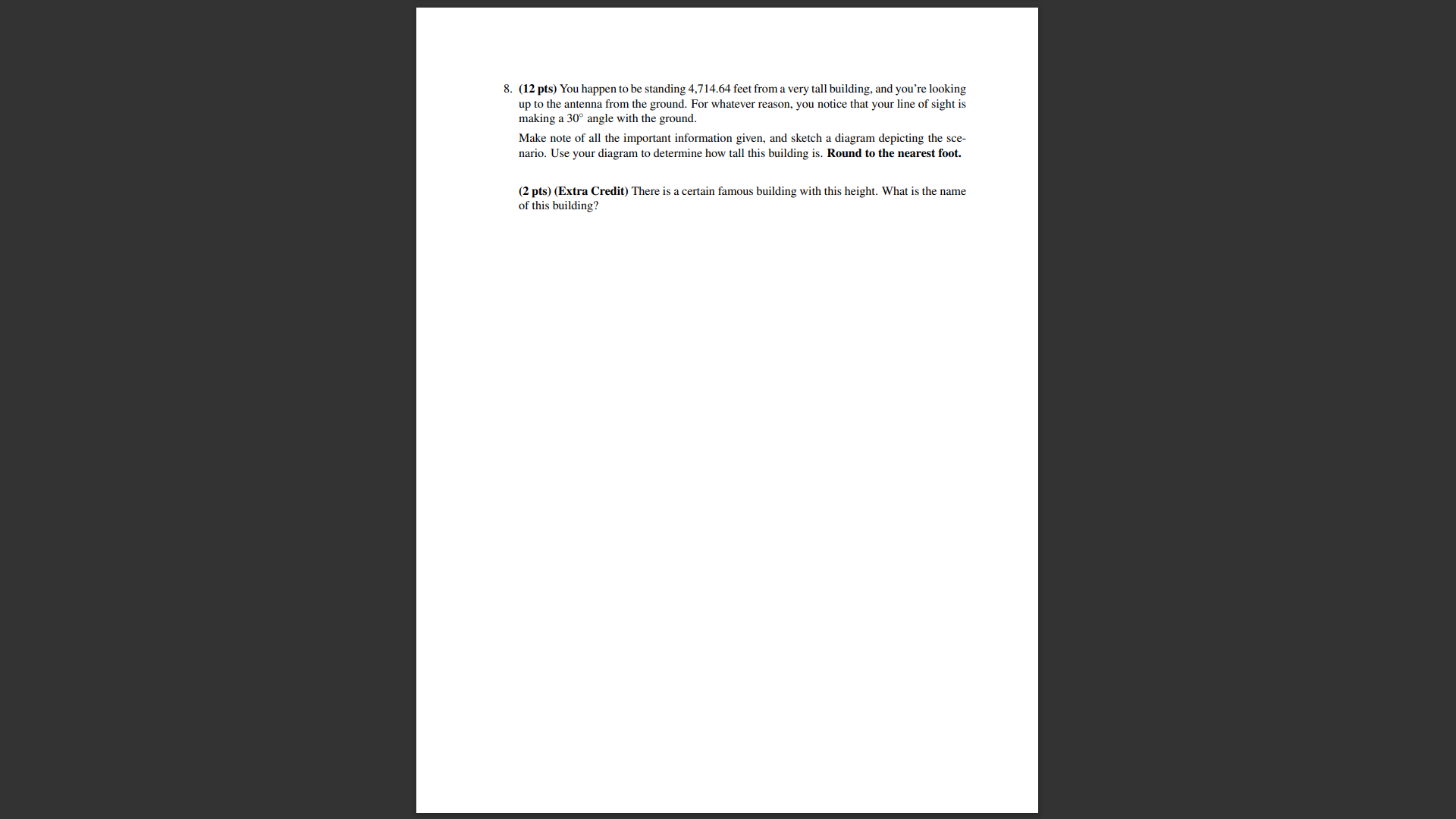 the two definitions are connected.2. (15 pts) This question is about cosine
