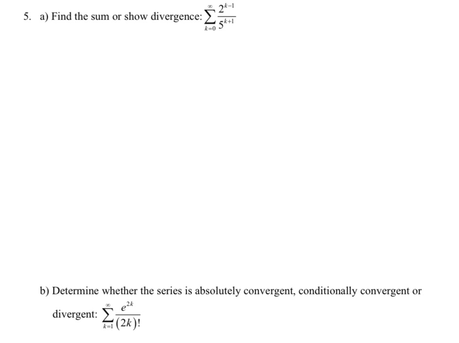 Math Calculus Please show all steps 24-1 5. a) Find the