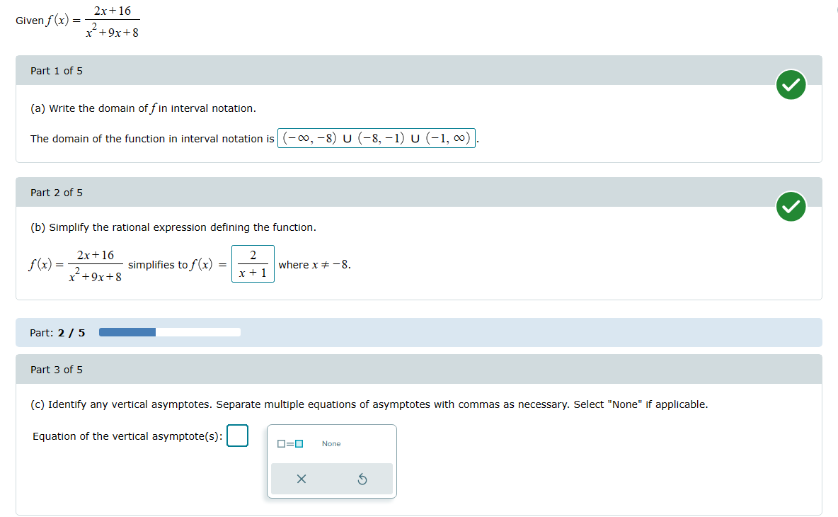 9 (x ) = - 2 x -9 Plot at least two