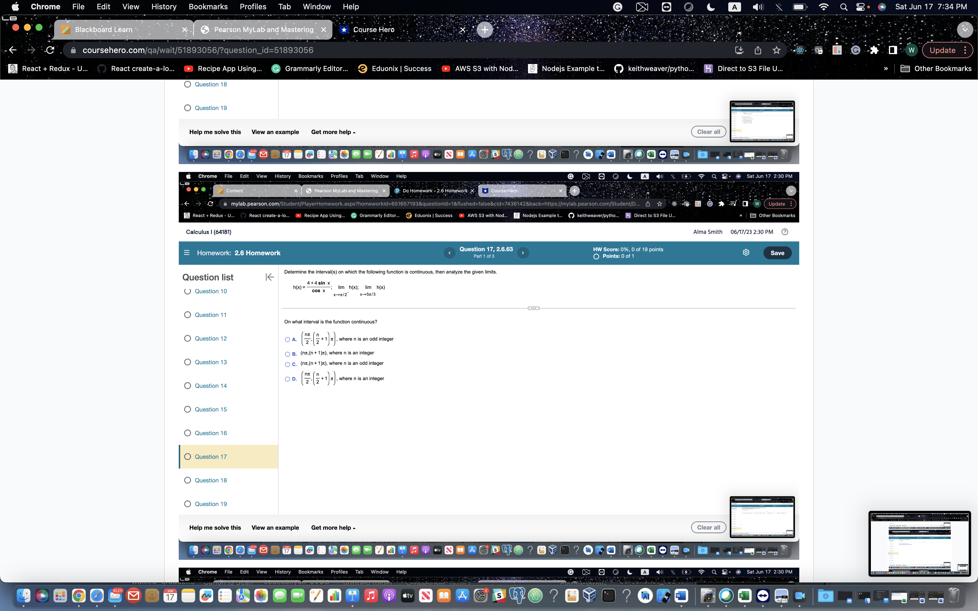 Grammarly Editor... Eduonix | Success AWS S3 with Nod... Nodejs Example t...