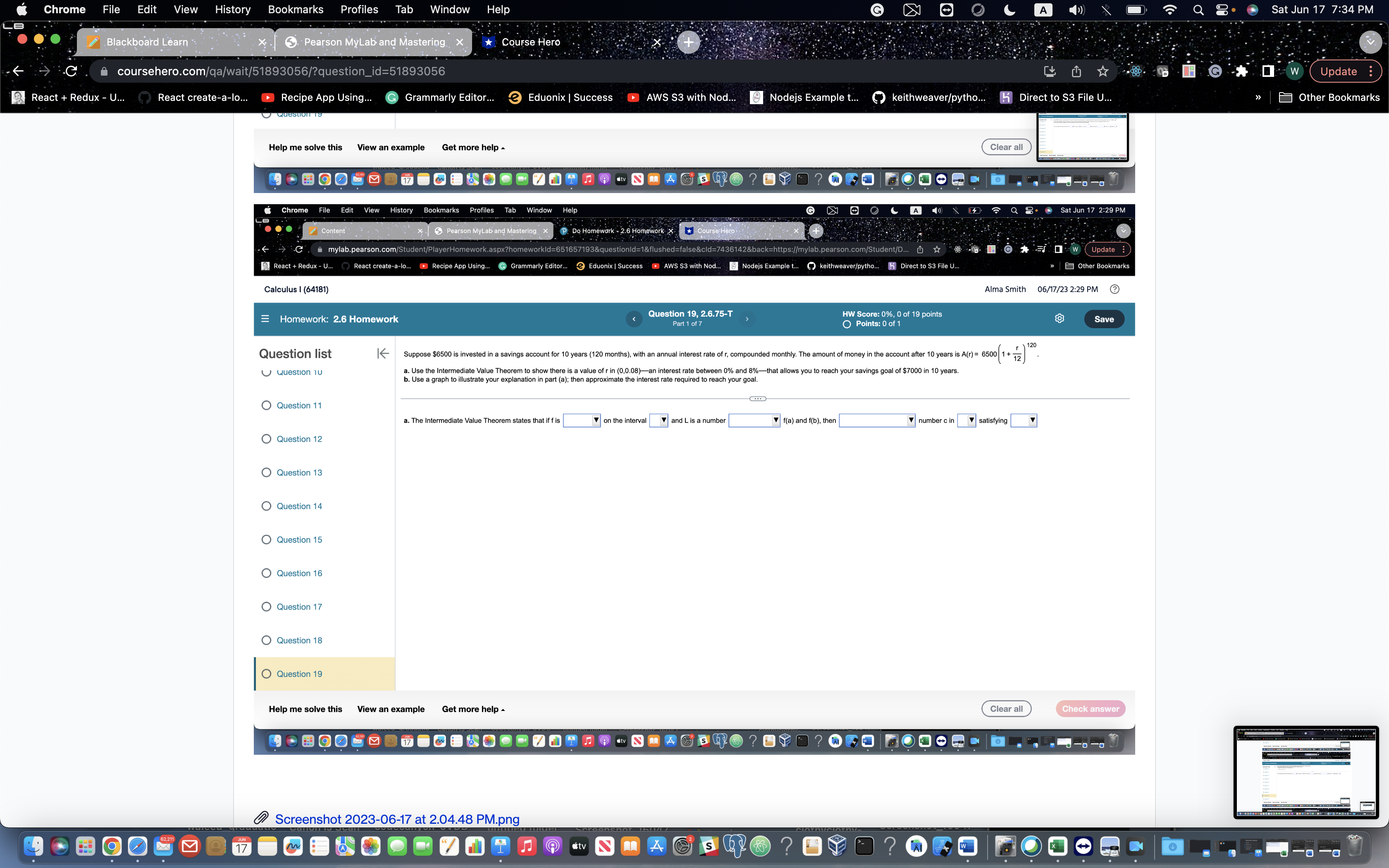 8. Sat Jun 17 2:04 PM Content P. Do Homework - 2.5