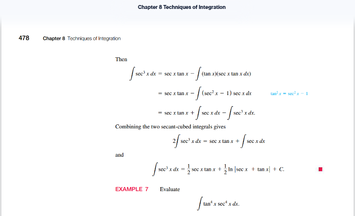 strategy similar to the one for sines and cosines (p. 475) and