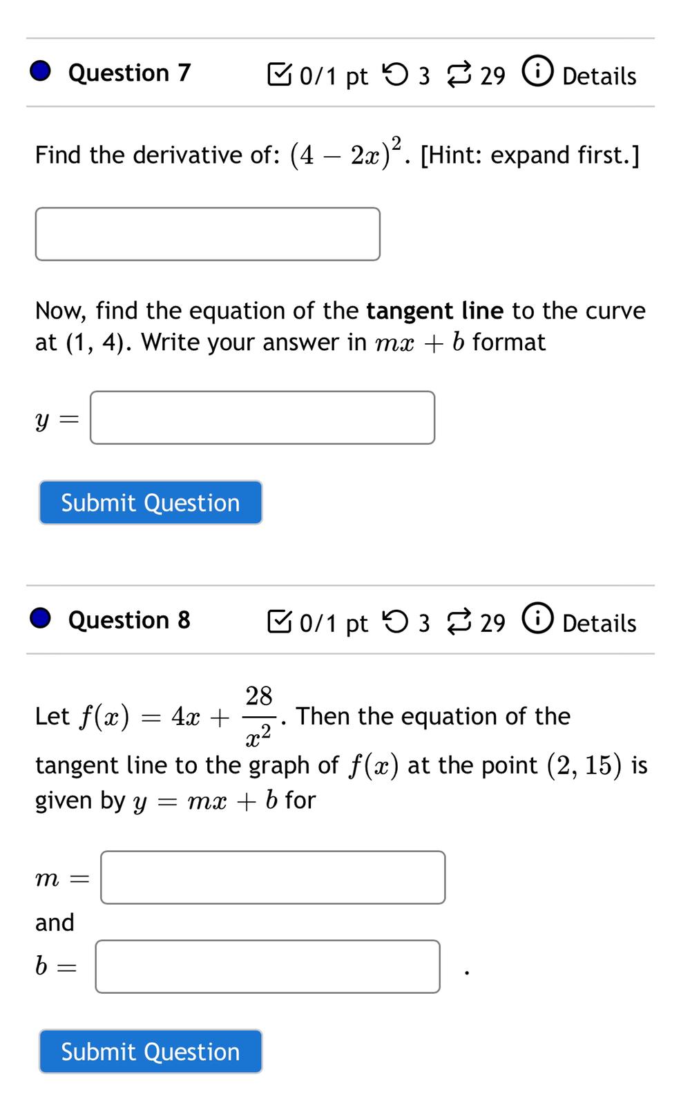 p(m)) when a: = 1.4. Give the answer to 3 places. Submit