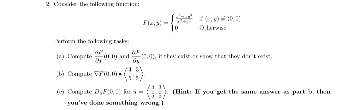  2. Consider the following function: a_w 2 . M if (x,