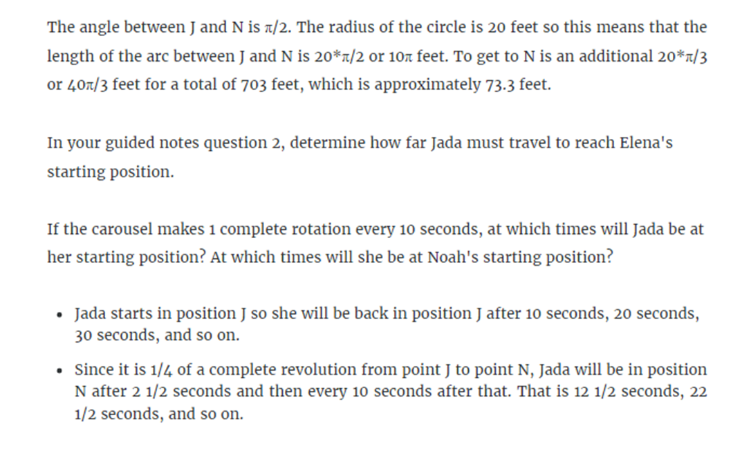 to determine how far Jada must travel to reach Elena's starting position.