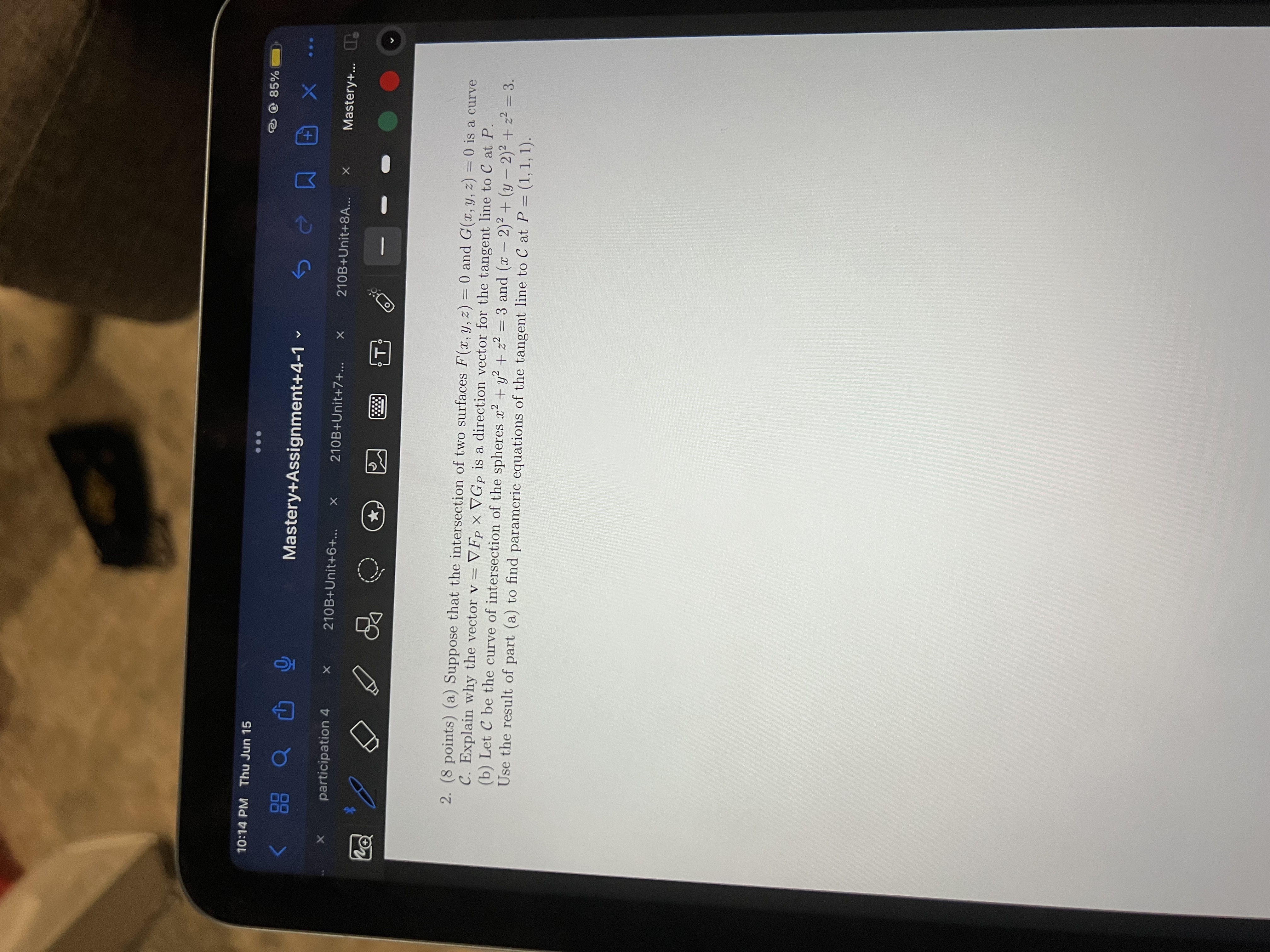 Q Mastery+Assignment+4-1 ~ X . . . participation 4 210B+Unit+6+... X 210B+Unit+7+...