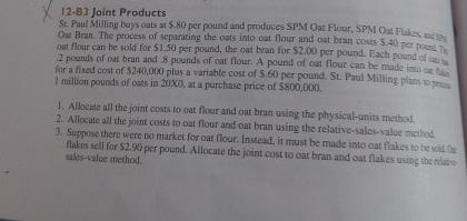 pound, the oat bran for $2.00 per pound. Fachi pound difels Iniltion