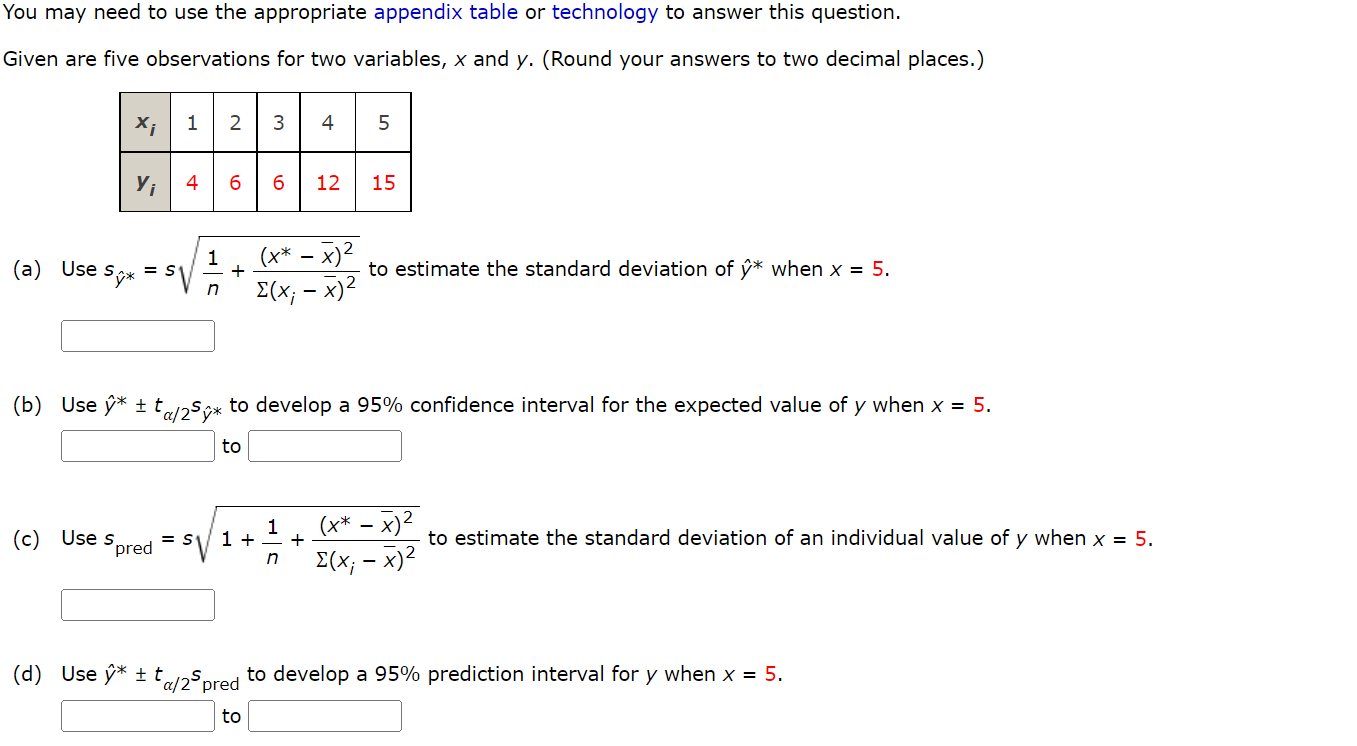  qq1 You may need to use the appropriate appendix table or