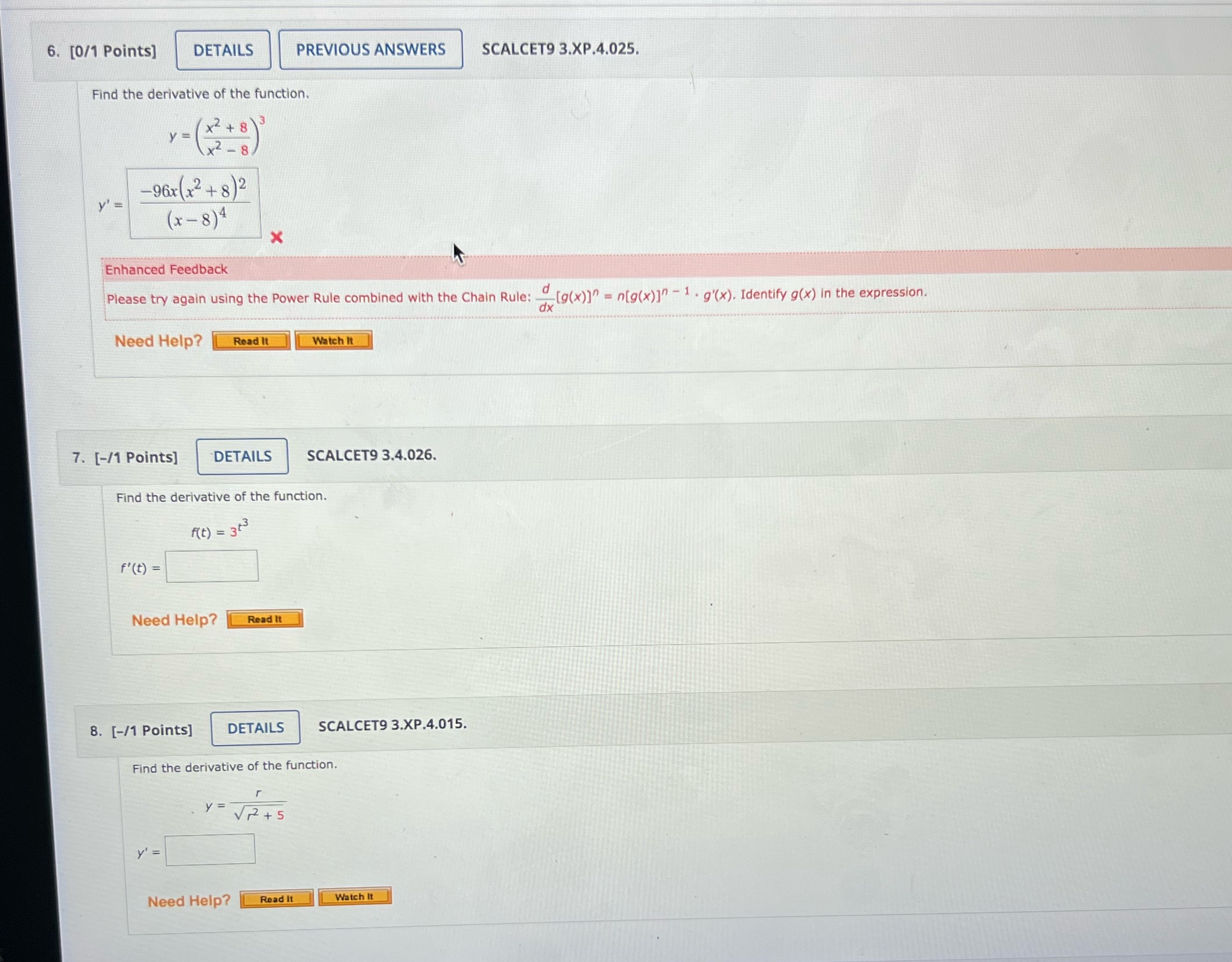 Please help! Don't know how to do 6,7,8. Please put it