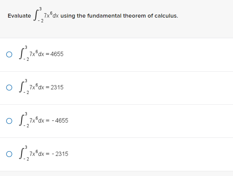 cguaranteed by the mean value theorem for integrals if x) = 3x2+2x