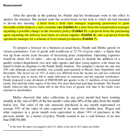 discuss Kota's financial condition and it's plans for restoring the firm's liquidity