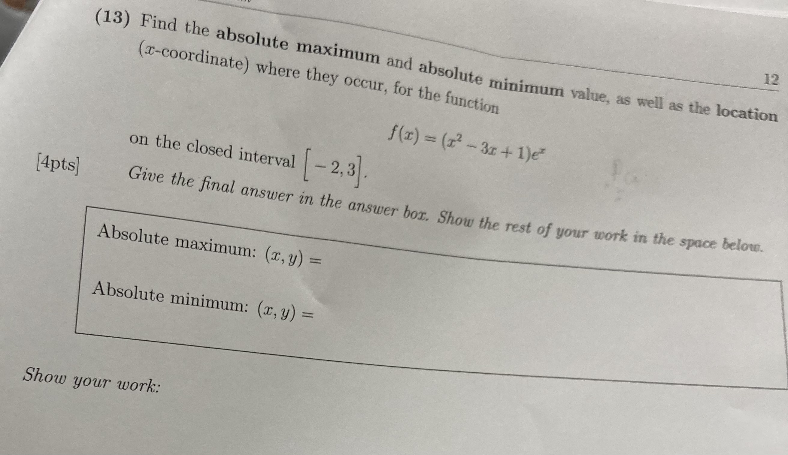 = 4. Write this expression as a sum that is ready to