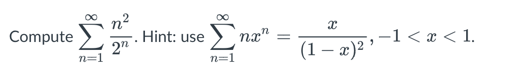 2 Hint: use Compute (1