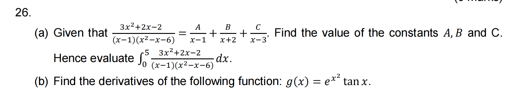 \\_ ..._...._, 26. (a) Given that % = i + 36%