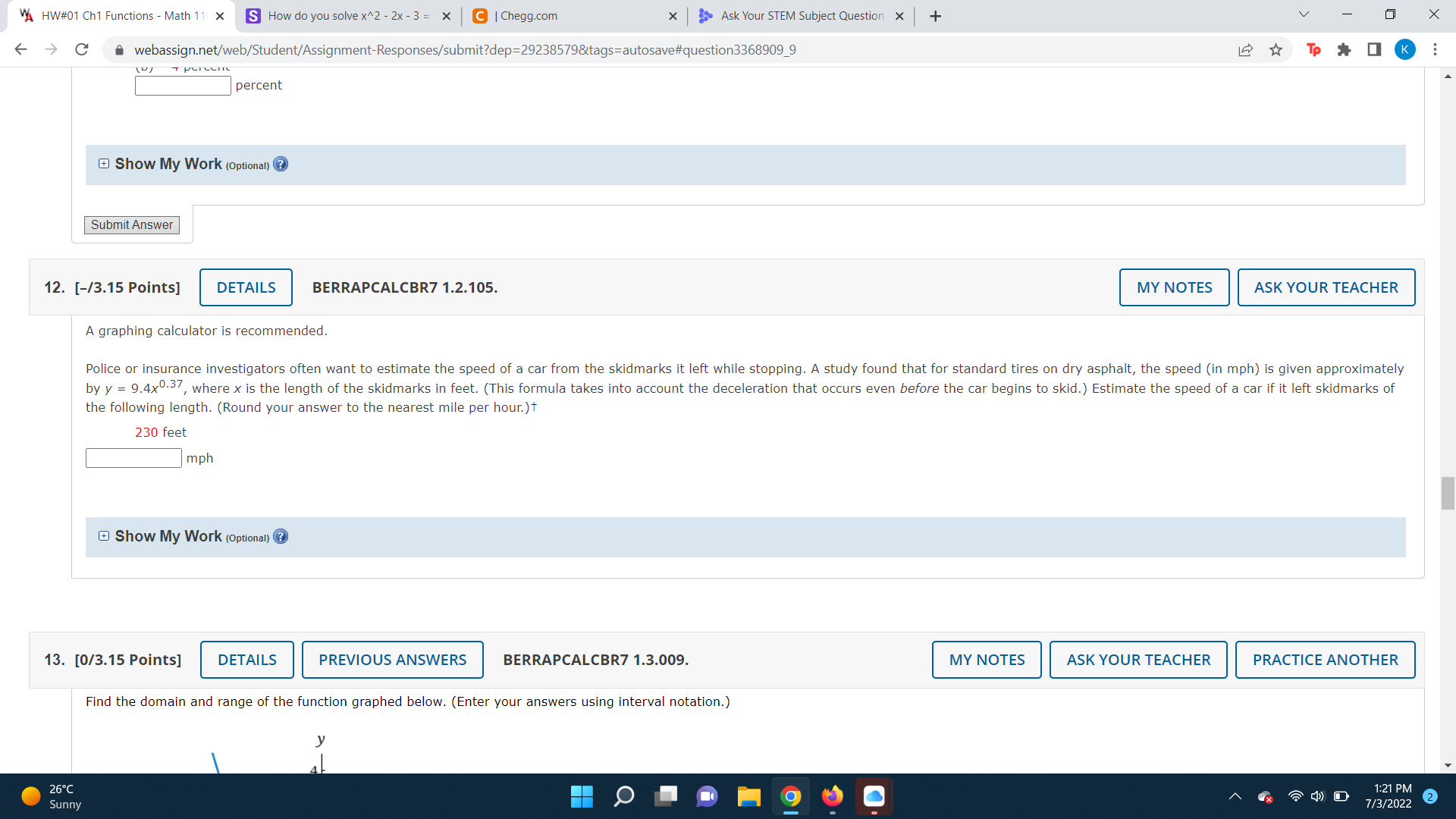 C a webassign.net/web/Student/Assignment-Responses/submit?dep=29238579&tags=autosave#question3368909_9 To K 3. [1.05/3.15 Points] DETAILS PREVIOUS ANSWERS BERRAPCALCBR7