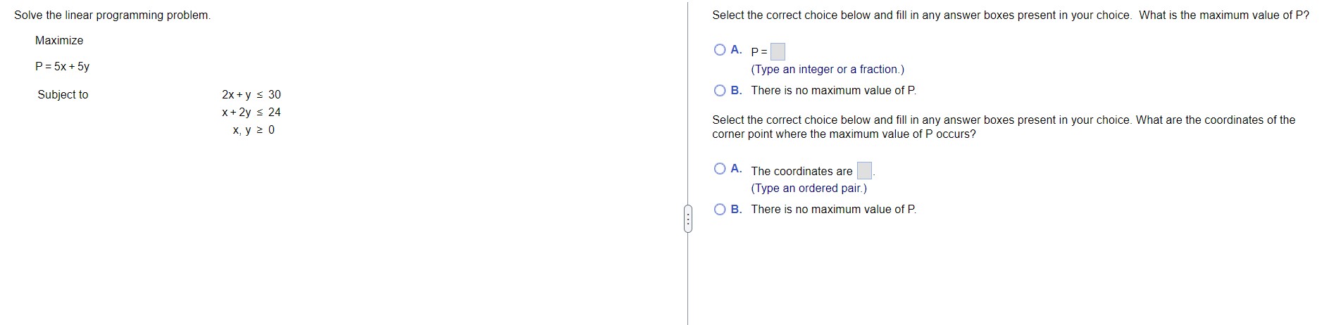 fill in any answer boxes present in your choice. What is the