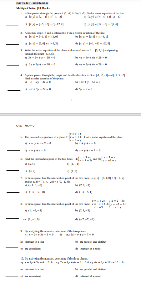 points A (7, -4)4 B (-5, -2). Find a value equation uf'the