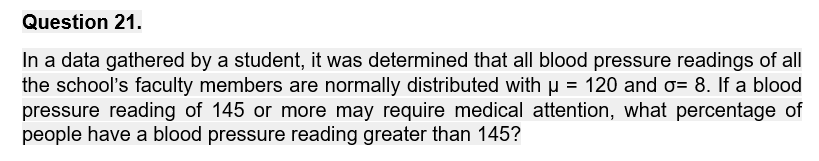 deviation of 57 burgers. If the fast-food chain has a stock of