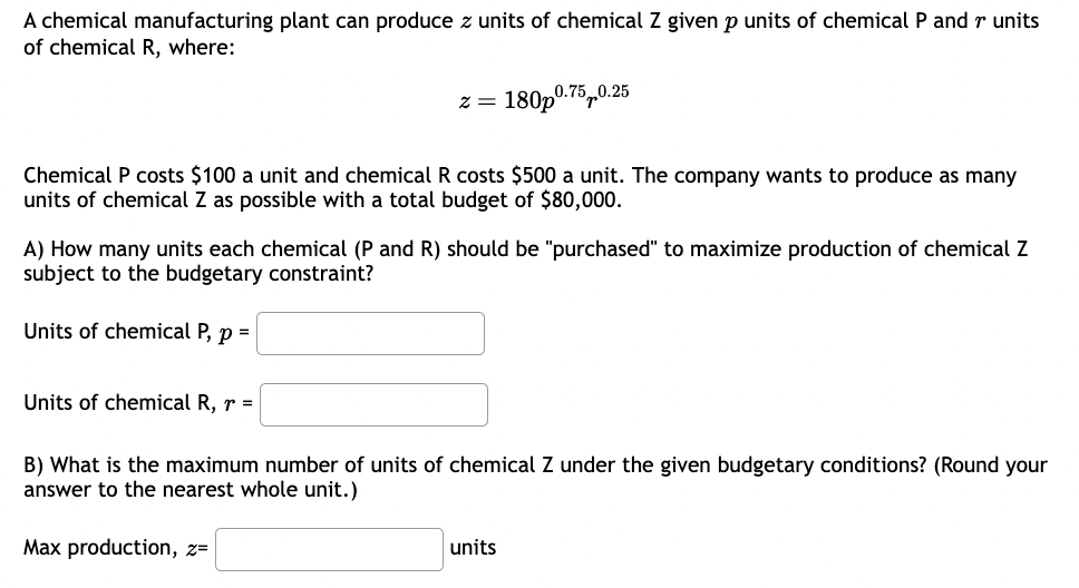 produce 1,800 units per month while minimizing the total monthly cost of