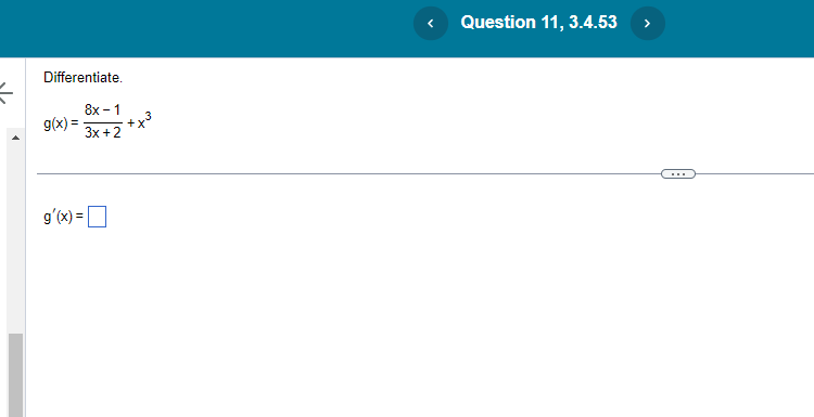 x g'(x) =Use any method to find the derivative of the function.