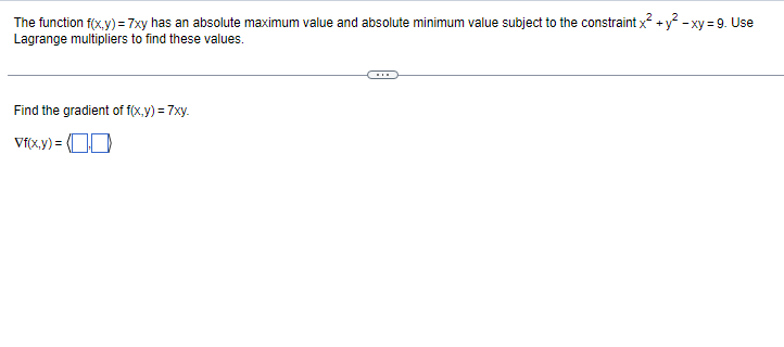 an absolute maximum value and absolute minimum value subject to the constraint