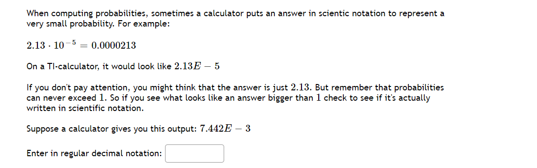 you don't pay attention, you might think that the answer is just