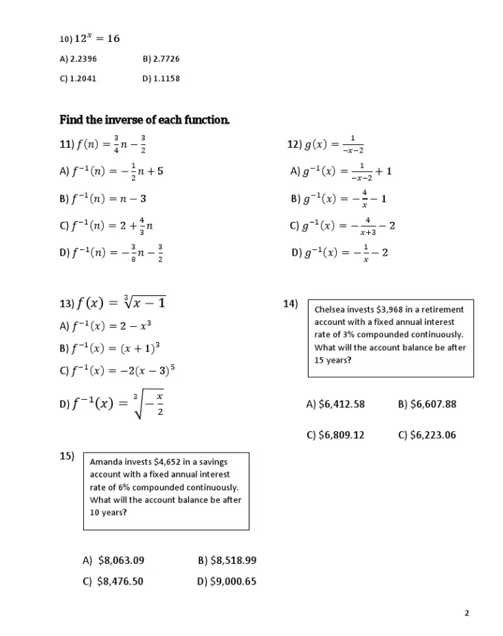  Hello, I need help checking my work. If you could verify