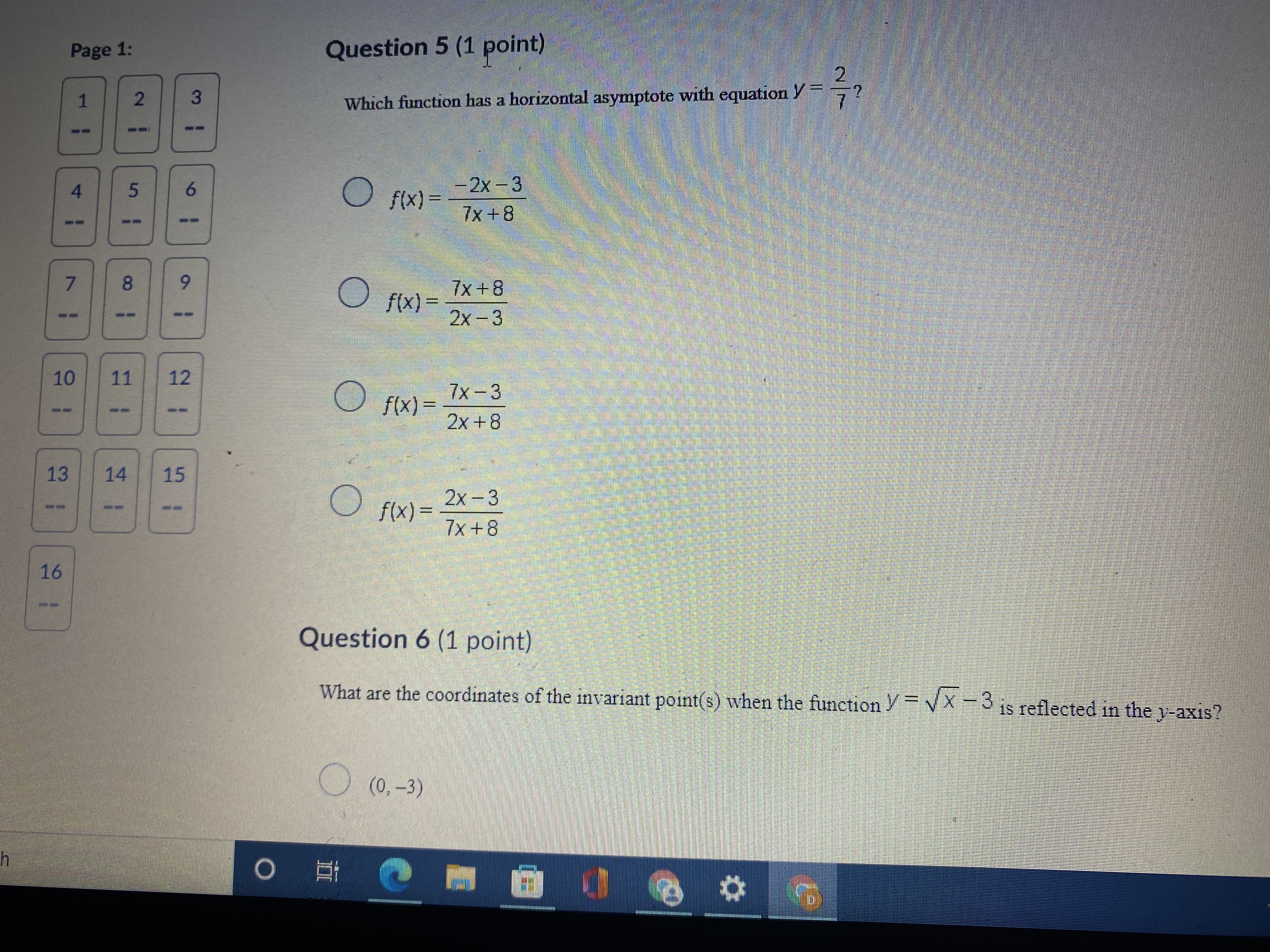 2 - 5, x ER and a range of 1 2 8,