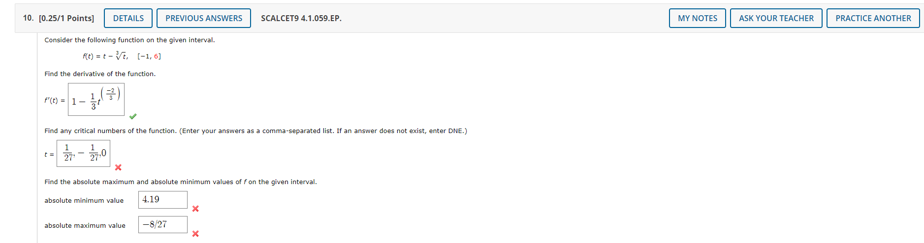 exist, enter DNE.) A( x ) = *- if -1