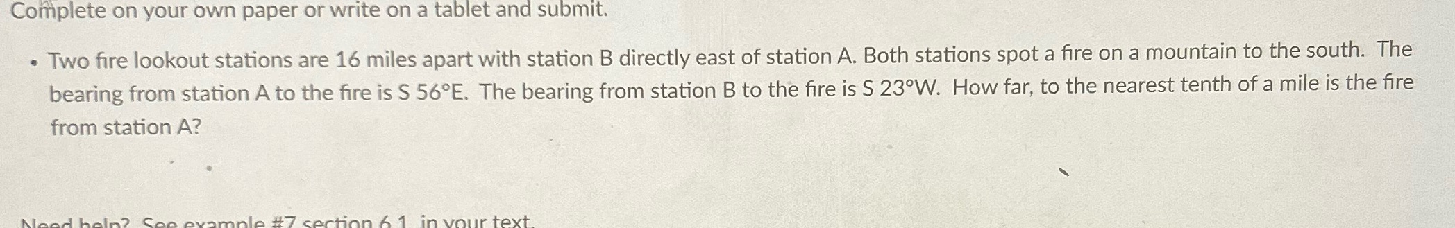 own paper or write on a tablet and submit. . Two fire