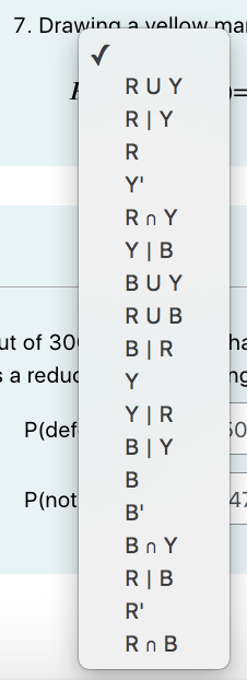 not use any spaces. Probability Calculation Given that a box has 4