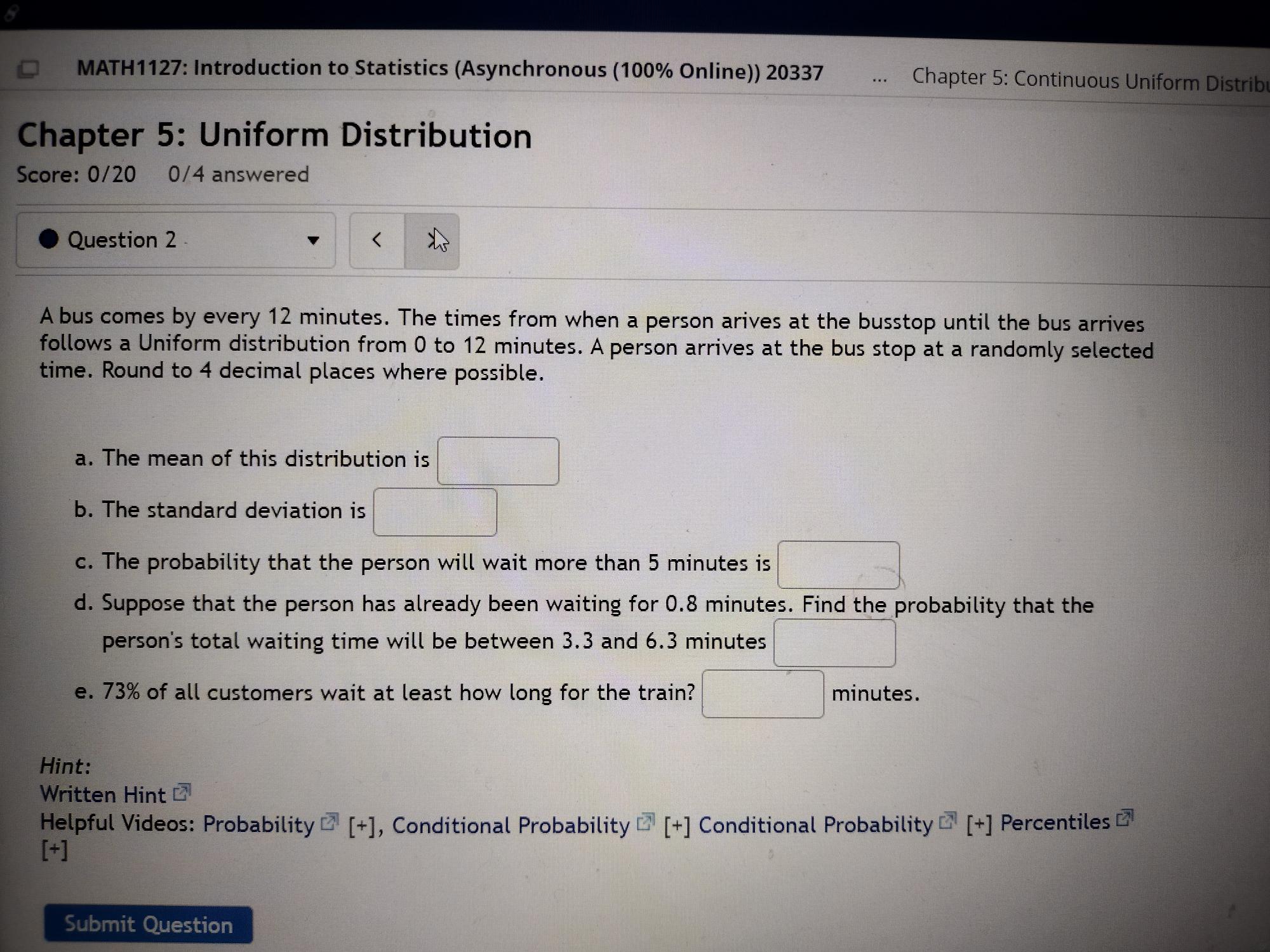 students are randomly selected, find the probability that a. Exactly 11 of