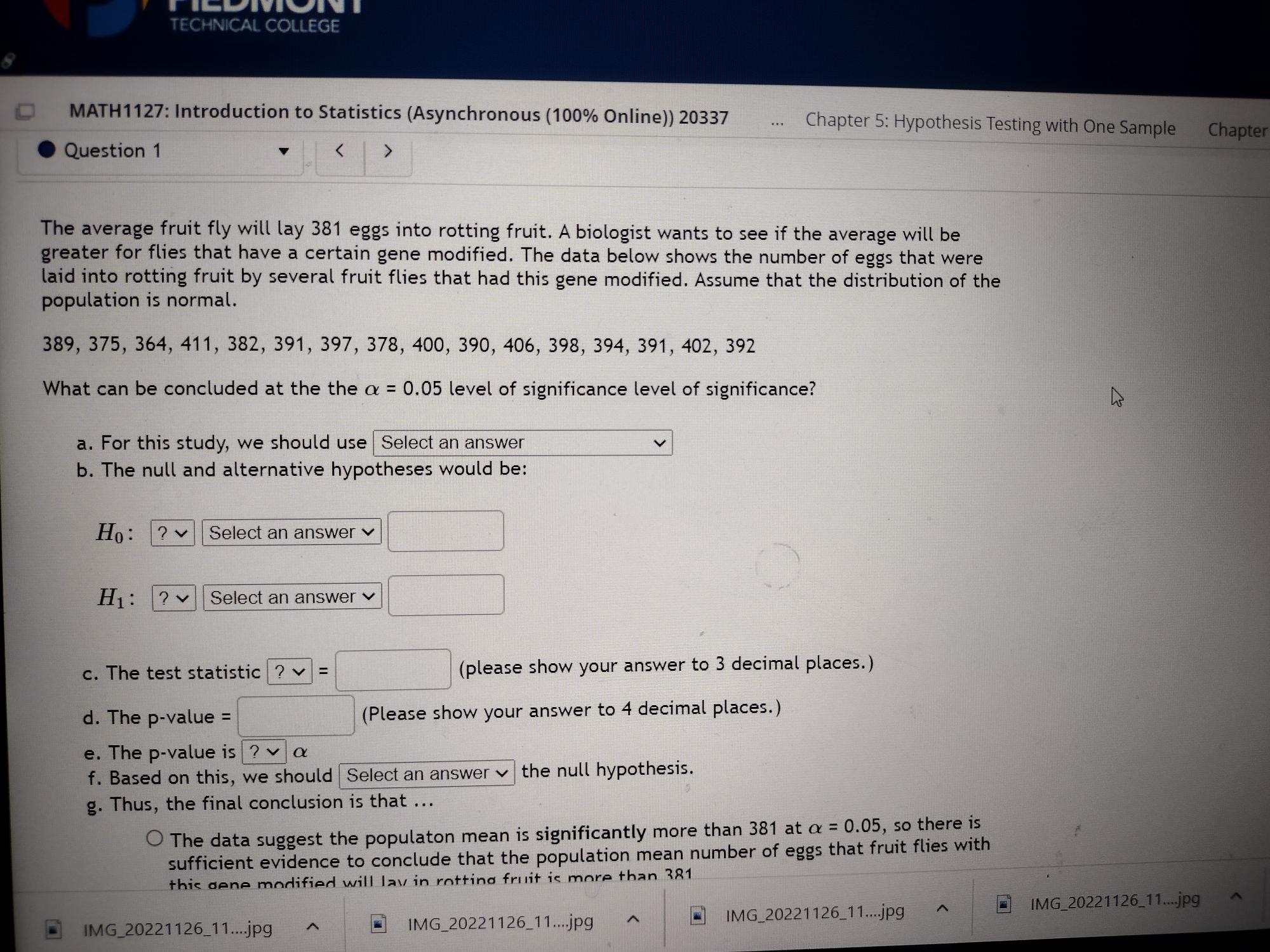 on Finding Binomial Probabilities = [+] Submit QuestionMATH1127: Introduction to Statistics (Asynchronous