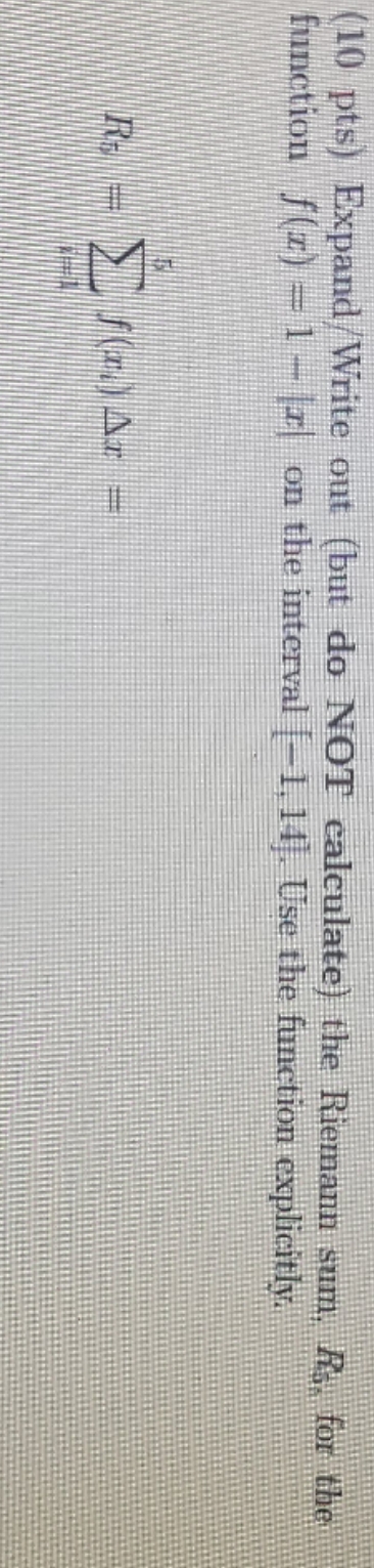  please explain step by step (10 pts) Expand/ Write out (but