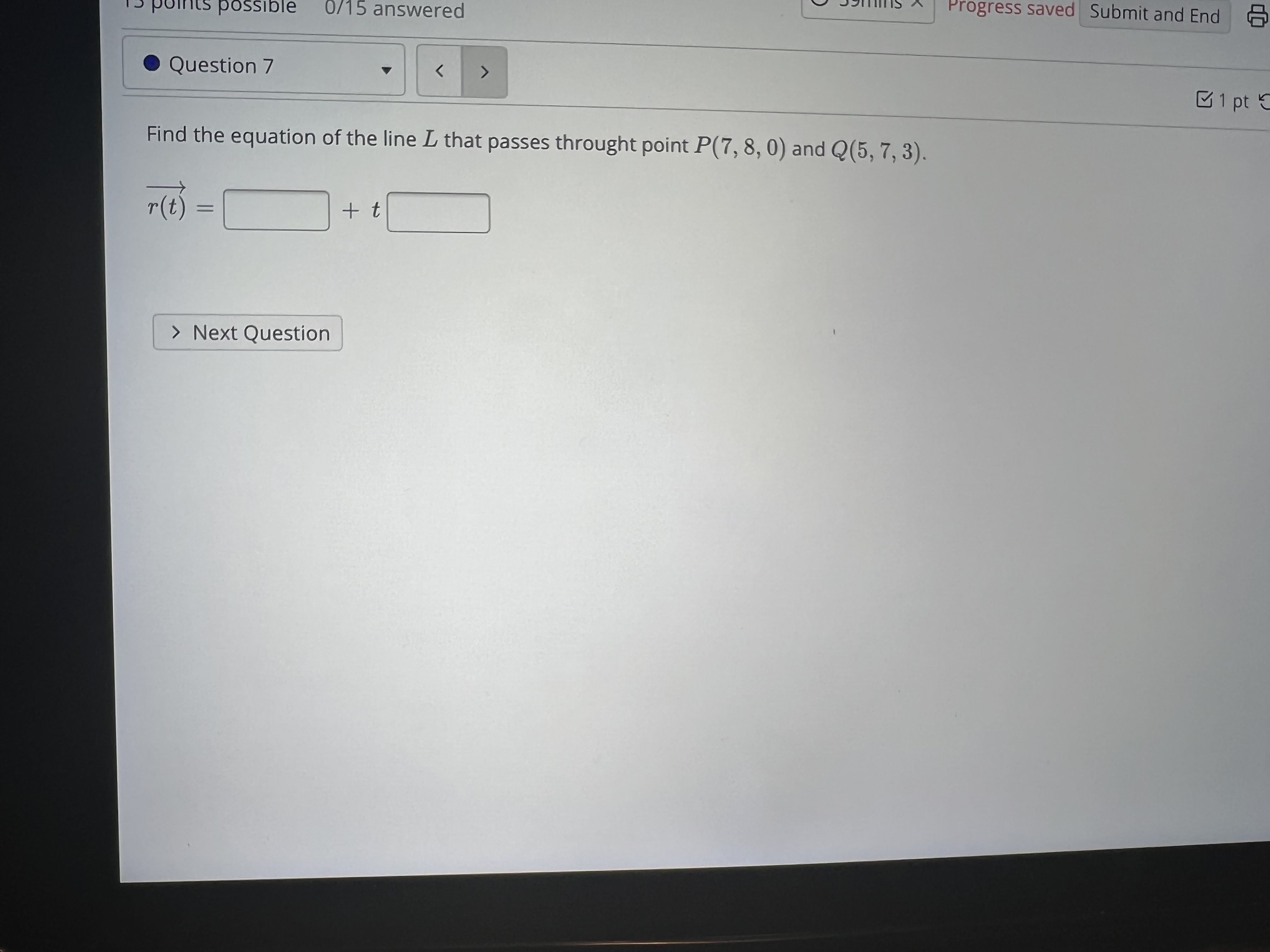 coordinates for the cylindrical equation r = 62 > Next Question59mins X