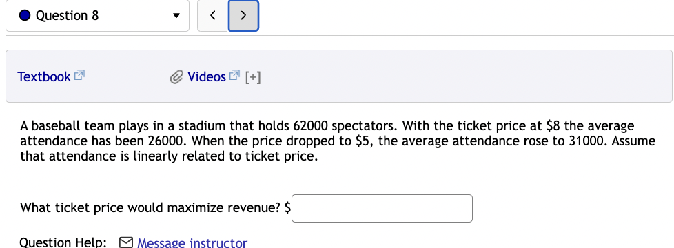 Videos [+] For the given cost function C(x) = 12100 + 600x