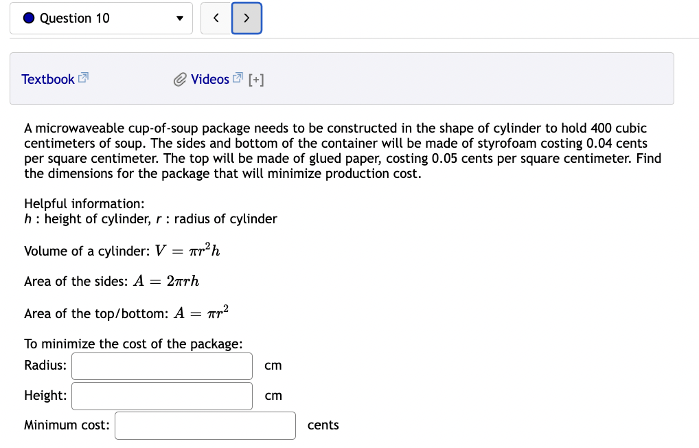 a) The production level that will minimize the average cost b) The