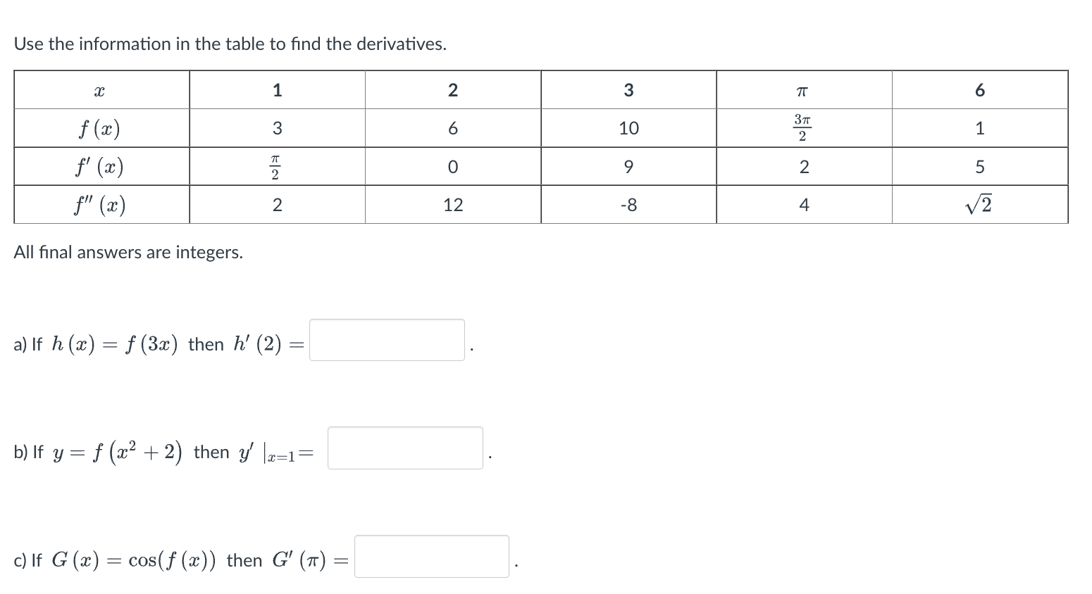 5 f" (a ) N 12 -8 4 V2 All final answers