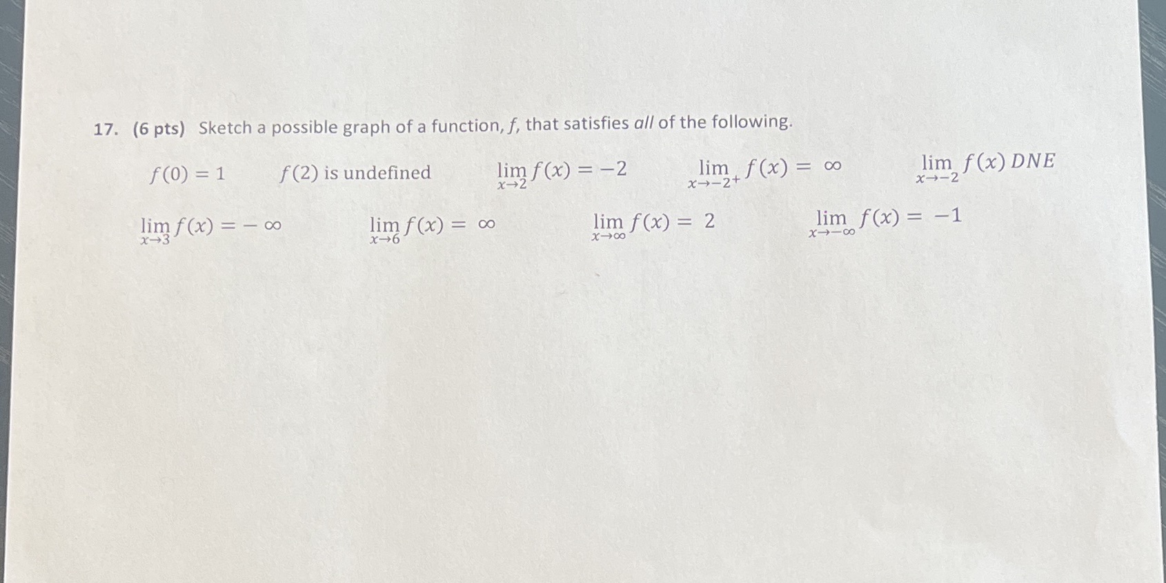 MUST BE HAND DRAWN AND SHOW WHY AND HOW YOU GOT THE