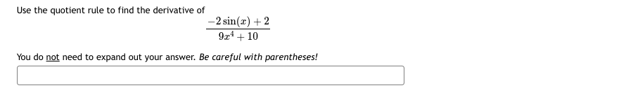 with parentheses!3x' + 5x + 6 If f(@) = then: VI f'(x)