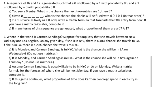 sequence of Os and is is generated such that a 0 is