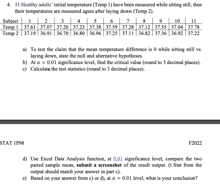  THIS IS FOR STAT PLEASE ANSWER ASAP AND CLEARLY 4. 11