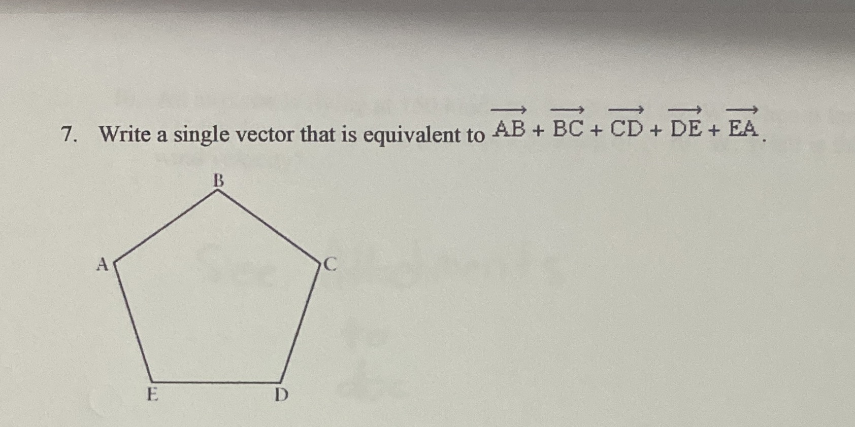 BC + CD + DE + EA B A C E D