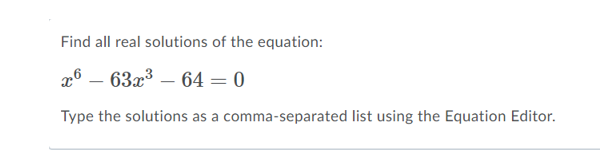 5 15 x-2 +4=0 Type solutions as a comma-separated list using the