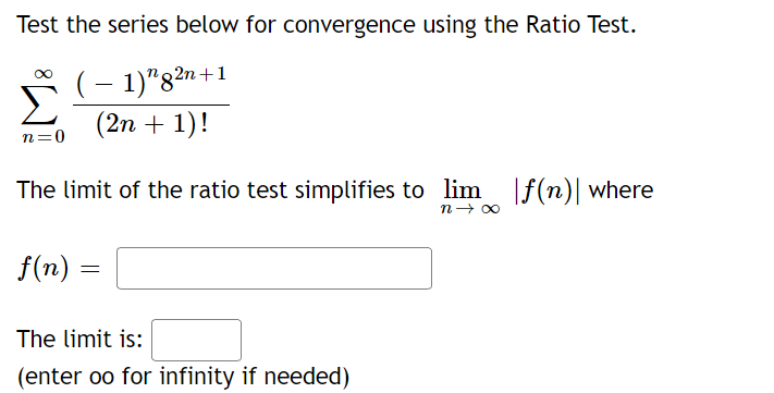 + 2 \" En | 6 n = 1 The limit of