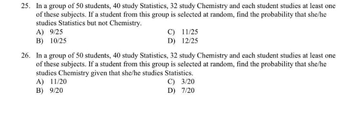  This is in Statistics and Probability. Answer the problems below. This