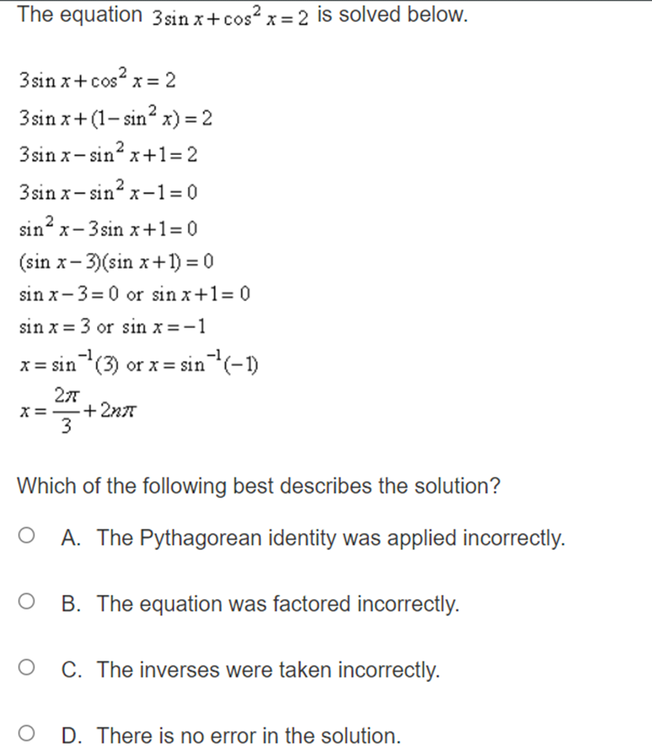 1 have over the interval I] 5 x 5 2x ? O